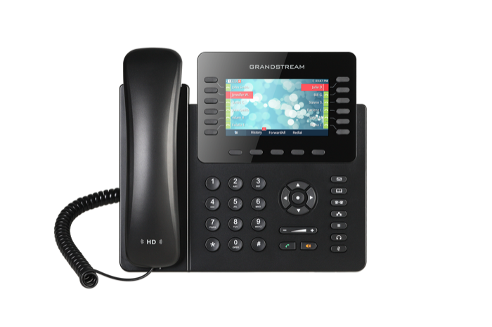 Grandstream GXP desk phone, provisioned and ready to plug in
